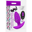 BANG! Rotating & Vibrating Silicone Butt Plug with Remote Purple